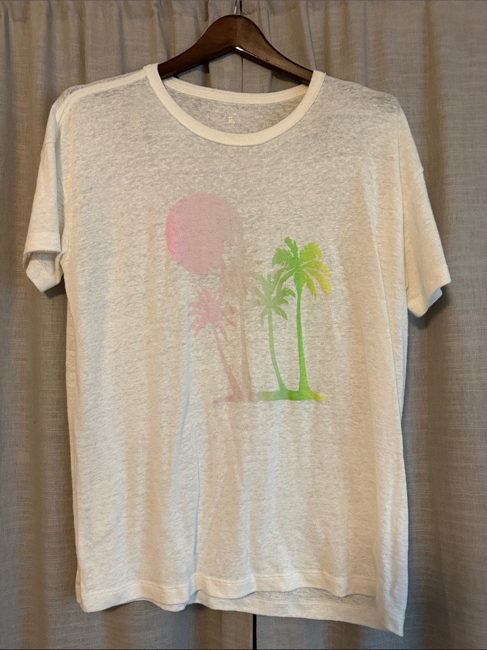 Aerie White Crewneck Lightweight Top